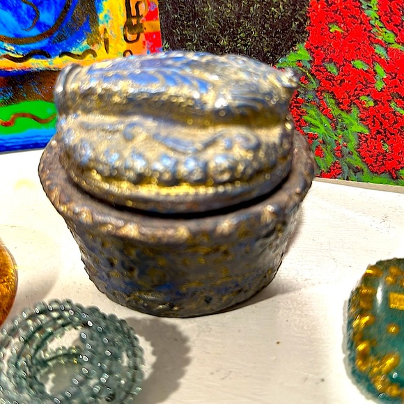 Art By William Holman Cross ,Buddha Egyptian box . signed listed individually - Picture 13 of 16